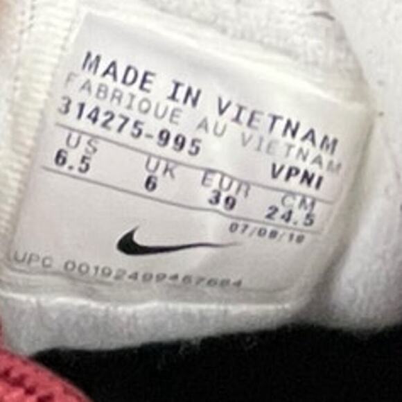 Nike by You ID Air Max 97 314275-995 Leather Athletic Sneaker Size 6.5 White - Picture 6 of 6